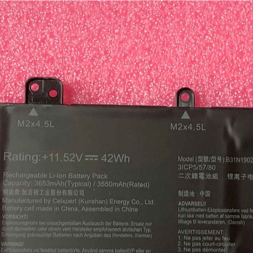 Asus Notebook B31N1902 battery
