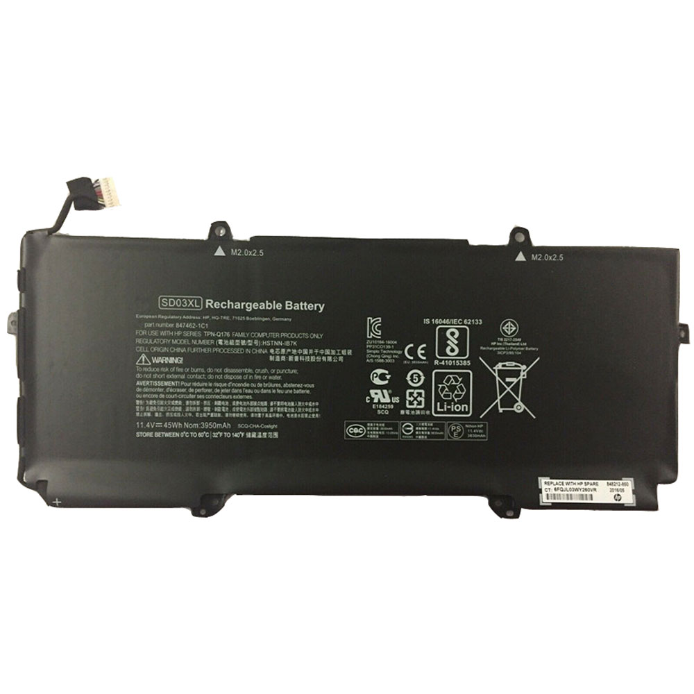 HP Chromebook 13 G1 Core m5 battery