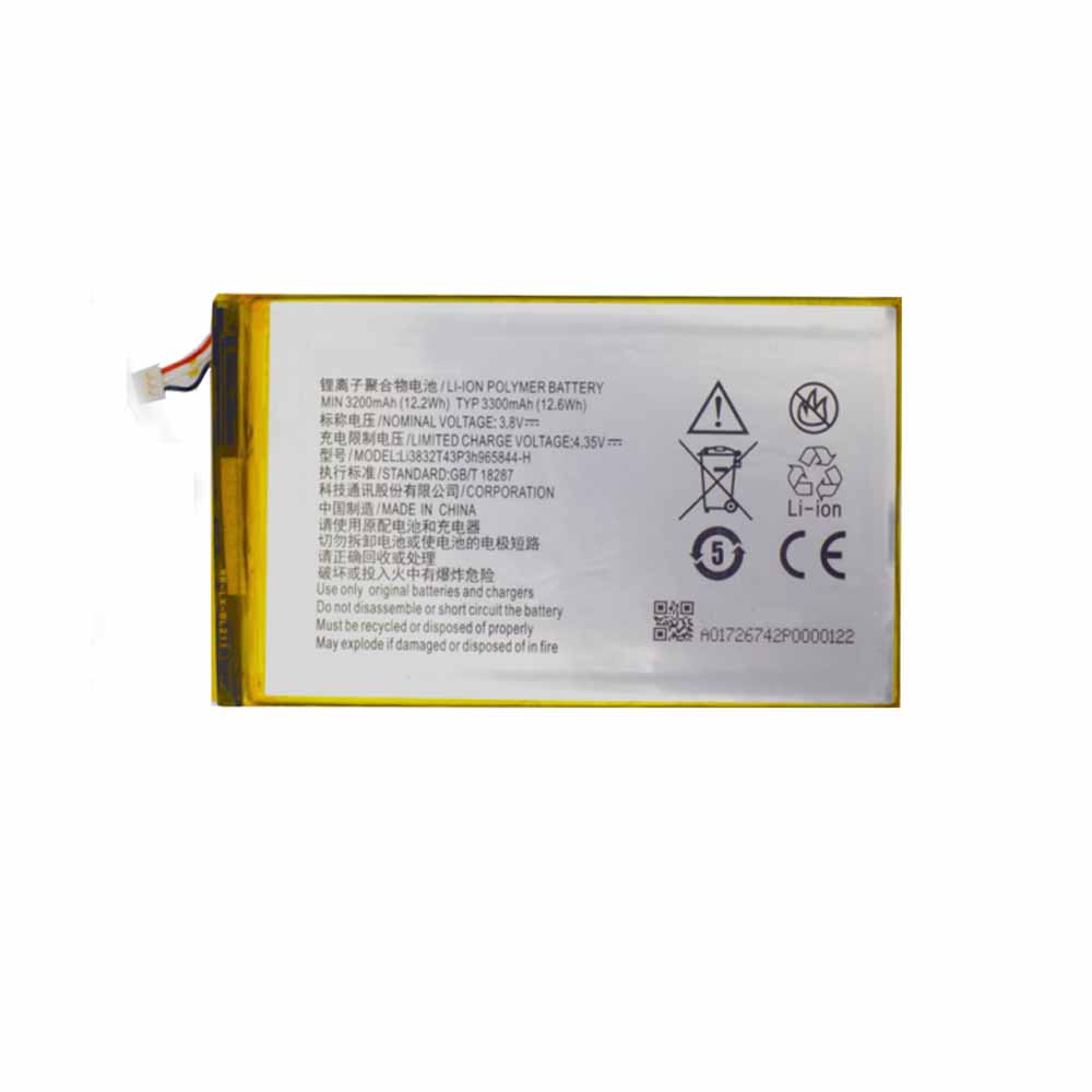 Li3832T43P3h965844-H battery